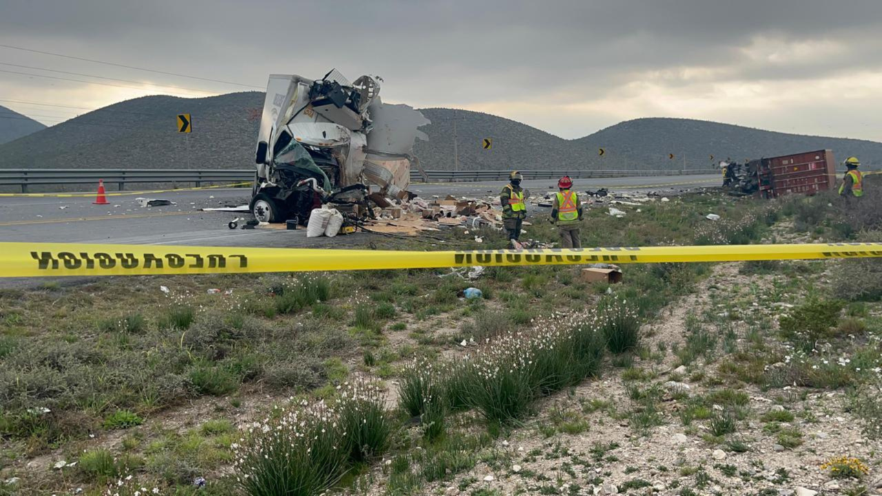 ÚLTIMA HORA: Accidente en la carretera Saltillo-Zacatecas deja dos muertos