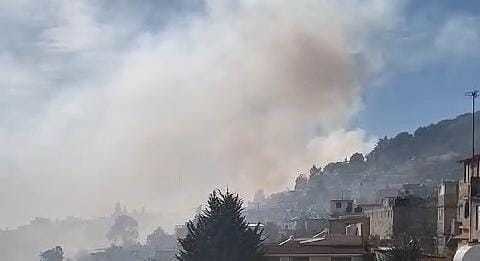 Edoméx primer lugar en incendios forestales a nivel nacional. Foto: @ManeCamilo