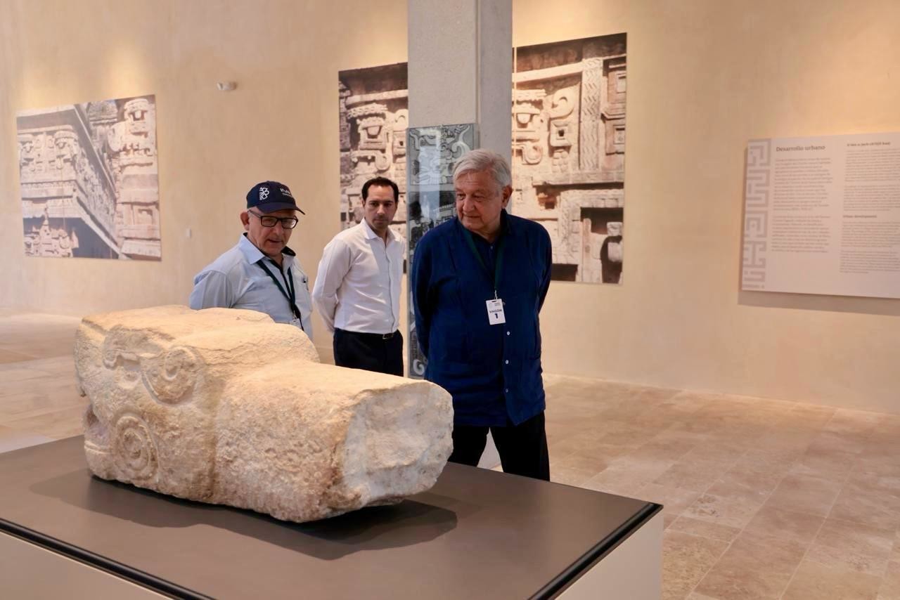AMLO encabeza inauguración del Gran Museo de Chichén Itzá