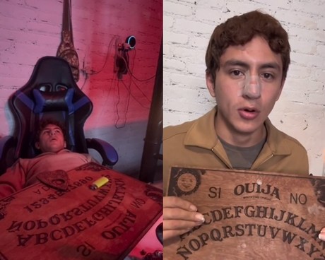 Joven juega cinco veces con la Ouija ¡Espíritu intenta poseerlo! (VIDEO)