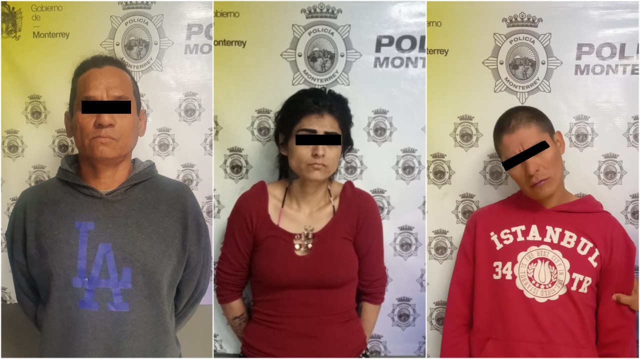 Tres son detenidos por violencia, drogas y robo en distintos hechos en Monterrey