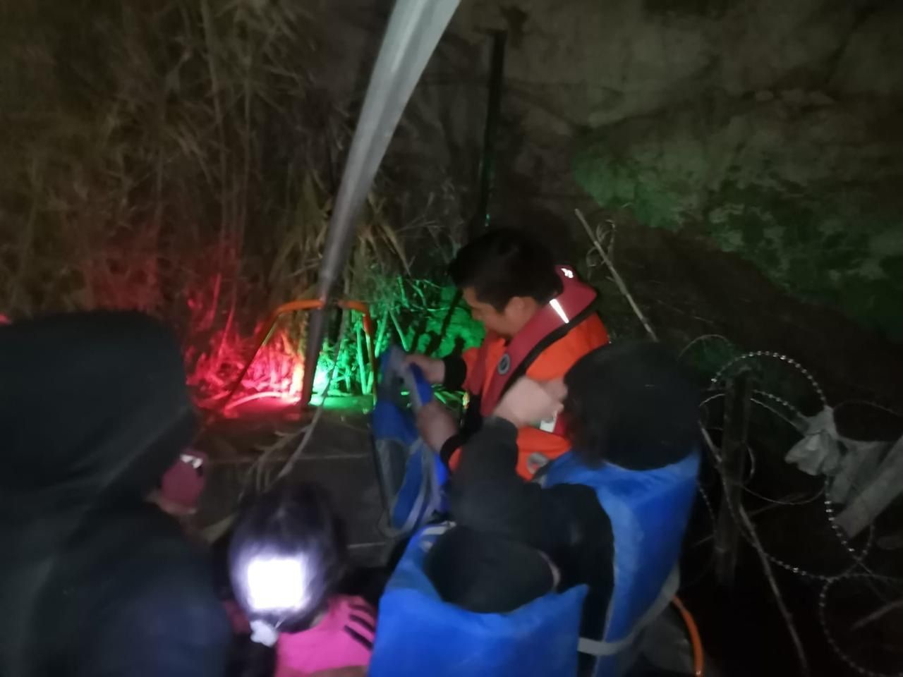 Rescatan a 11 migrantes del río Bravo en Piedras Negras; 4 de ellos eran menores