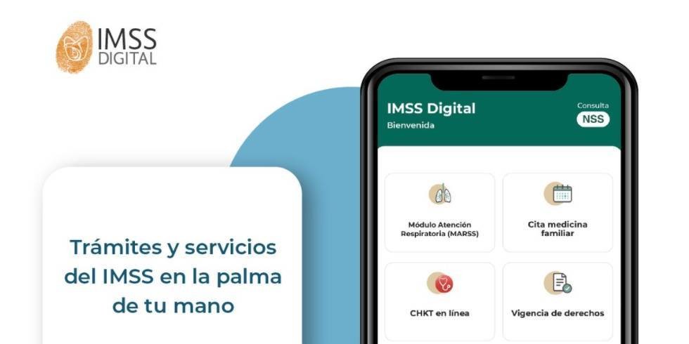 App IMSS Digital. Fotografía de redes.