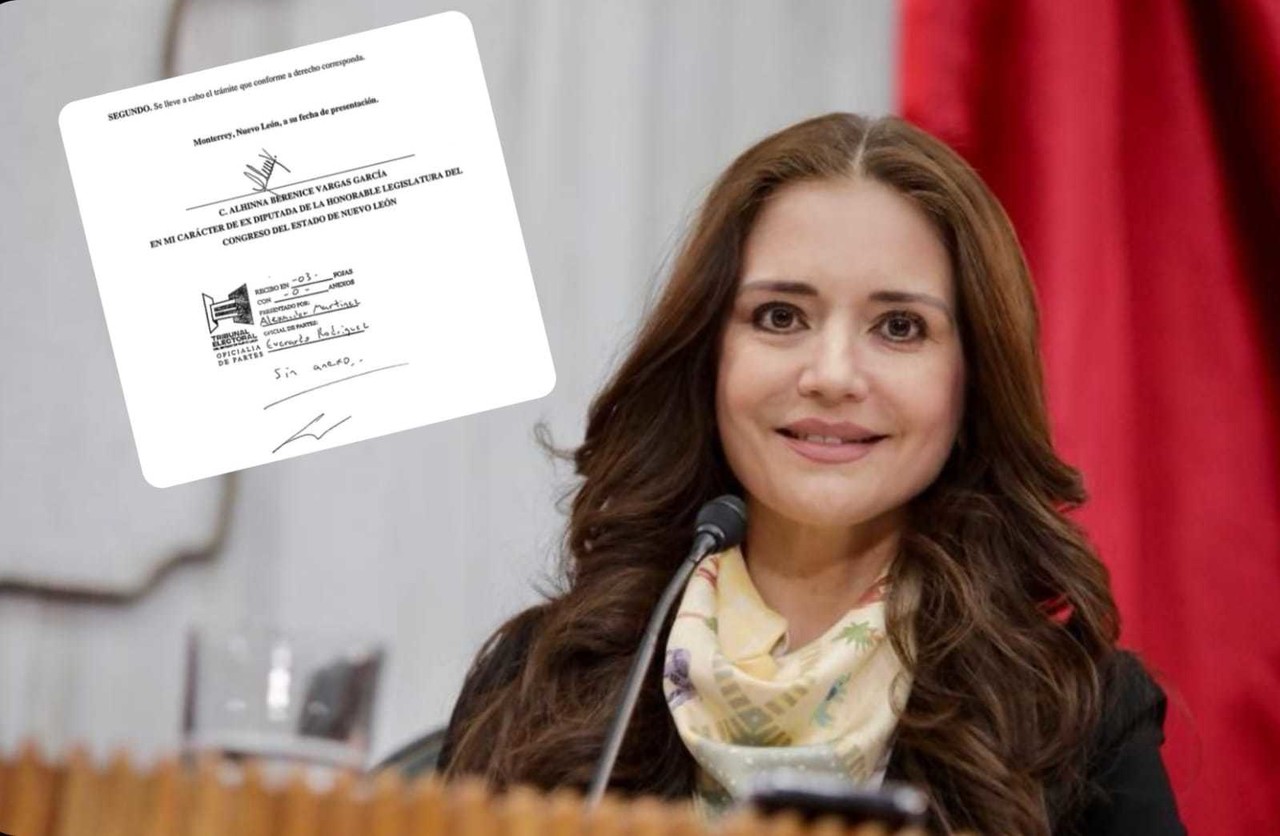 De acuerdo al escrito, la priista asegura que es falso el que haya solicitado su reincorporación al cargo como diputada del Congreso de Nuevo León. Foto: Especial.