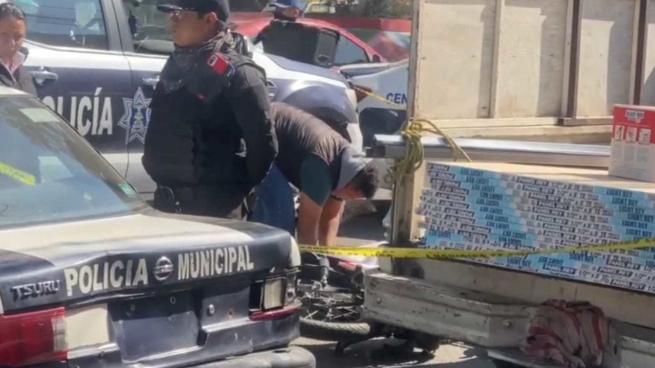 Muere motociclista tras ser arrollado en la México-Texcoco. Foto: RRSS