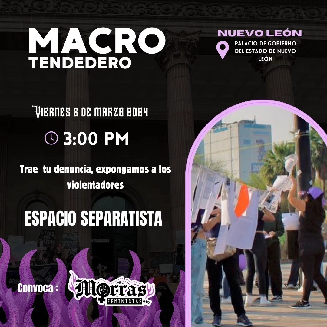 Así se llevará a cabo la marcha del 8M en Nuevo León
