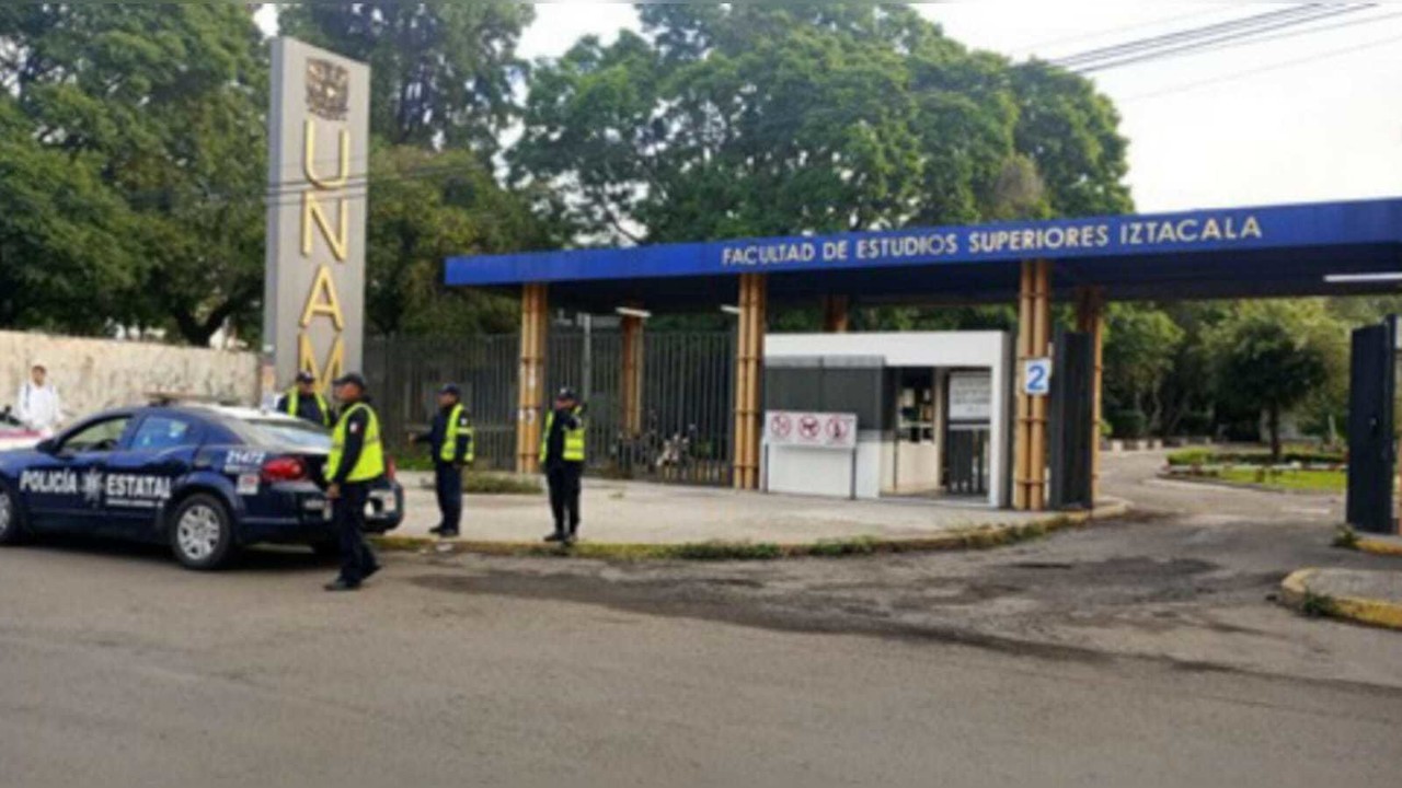 Implementan operativo de seguridad en planteles de la UNAM en Edoméx