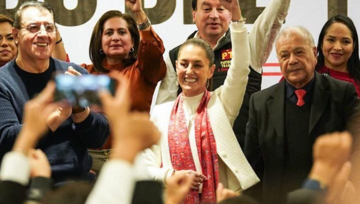 Claudia Sheinbaum recibe constancia como candidata presidencial por el PT