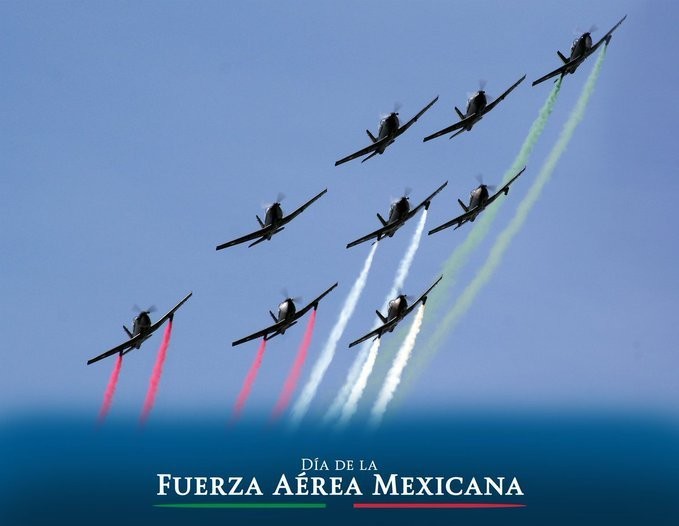 La Fuerza Áerea Méxicana cumple hoy 109 años