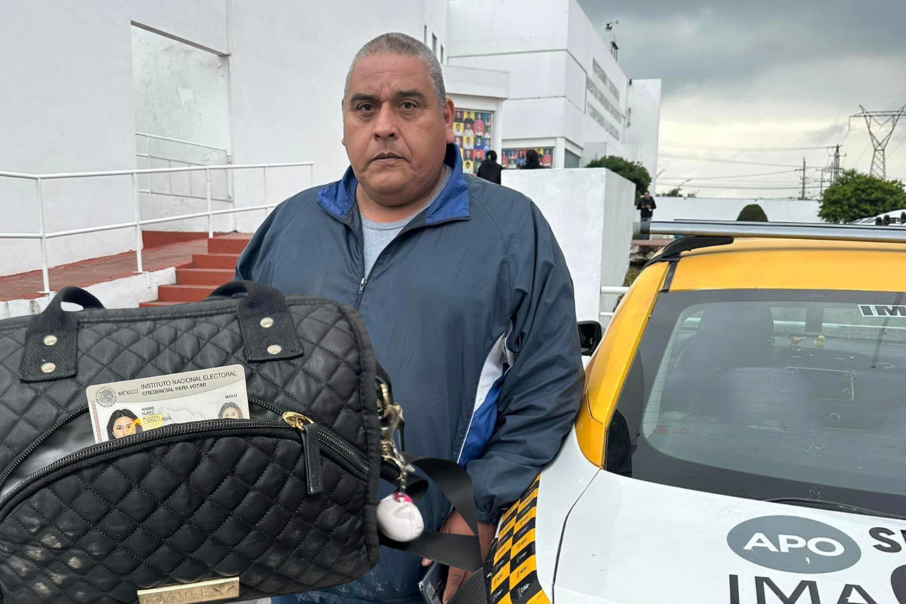 ¡Se busca a la dueña! Taxista de Escobedo devuelve bolsa olvidada a autoridades