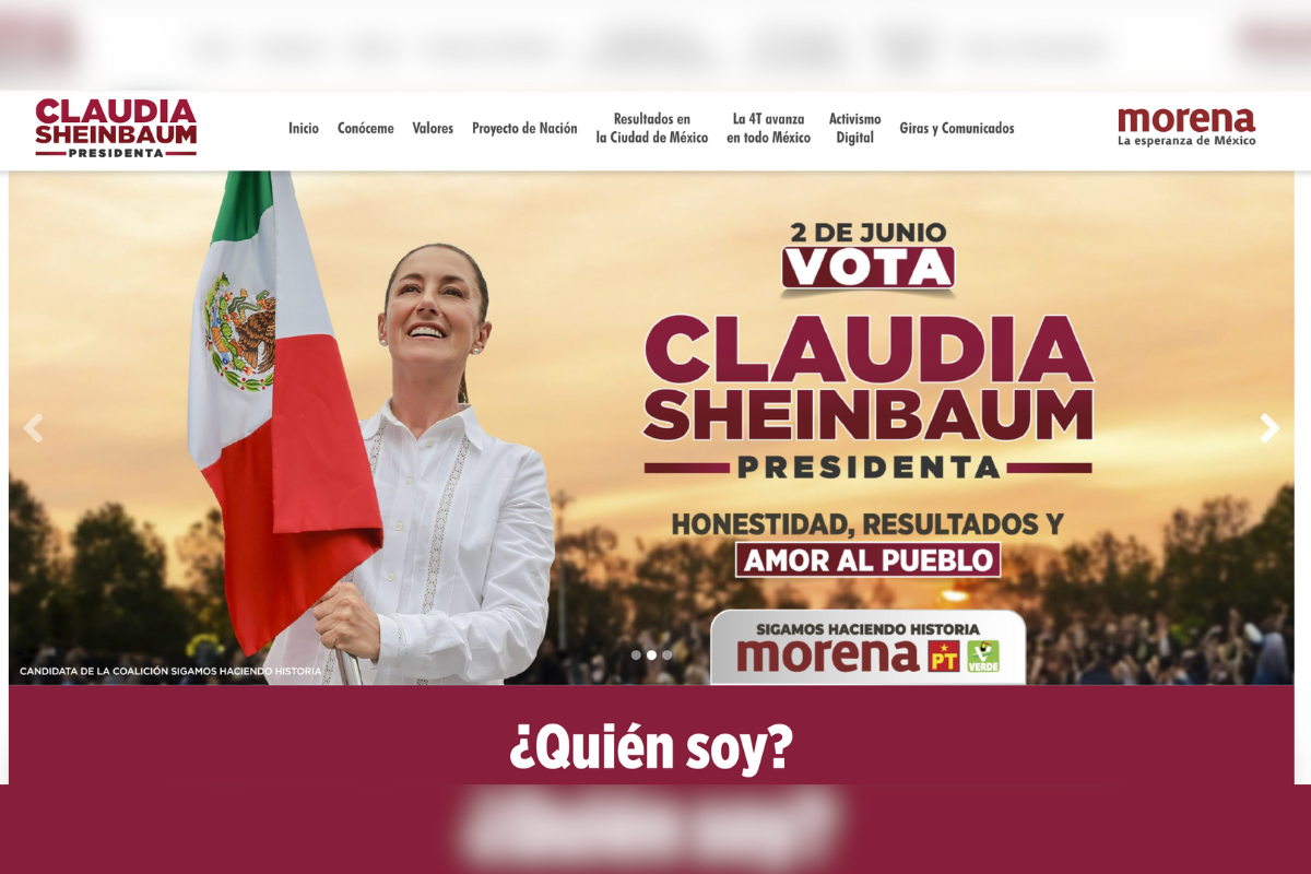 Abre Claudia Sheinbaum su página oficial de campaña