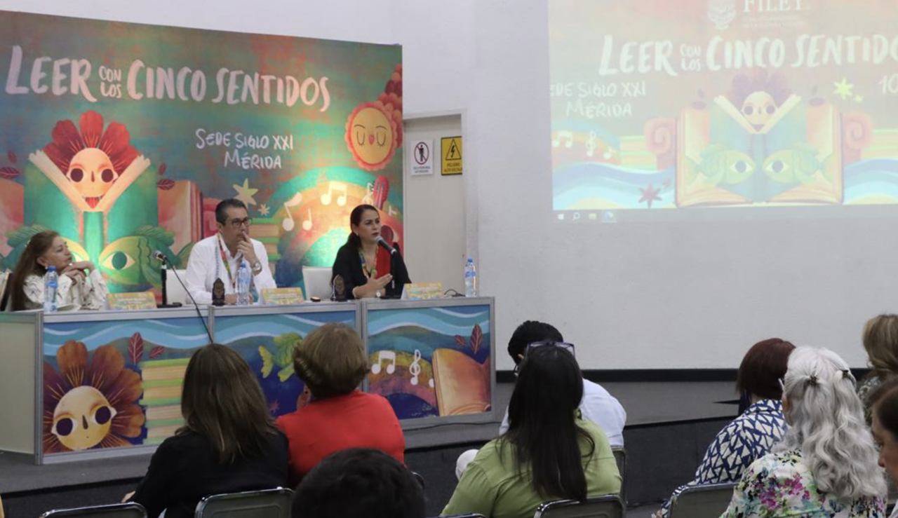 El martes se presentó el XV Congreso Internacional de UC-Mexicanistas  que reunirá a escritores e investigadores en el marco de la Filey 2024.- Foto de la Uady