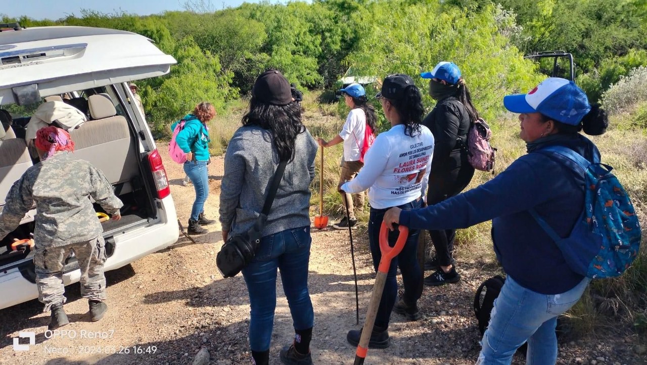 Piden ayuda Madres buscadoras para recaudar equipo y recursos en Tamaulipas