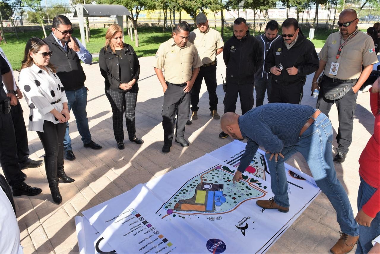 Inspeccionan autoridades en Torreón puntos principales para observar eclipse