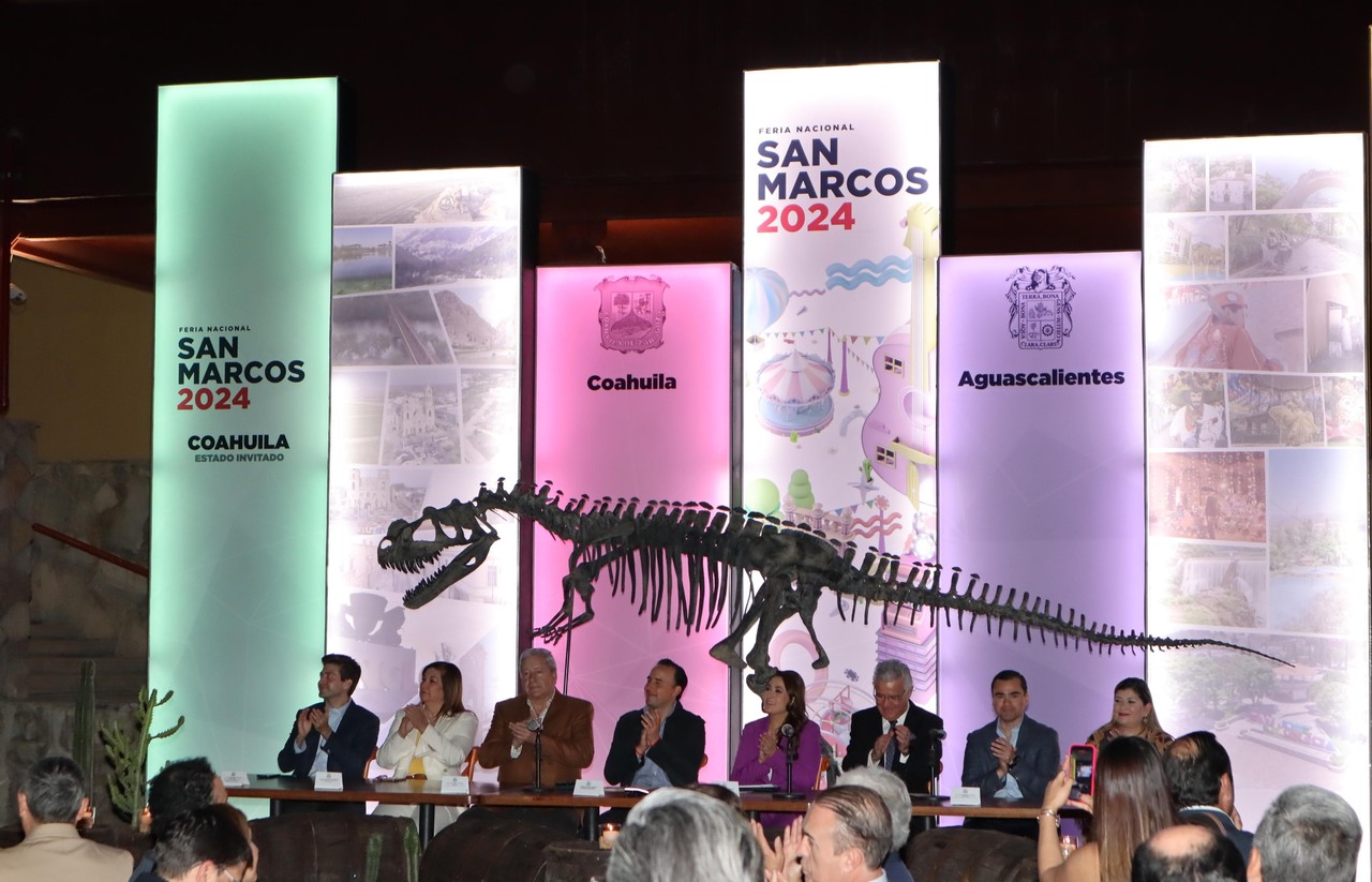 En su intervención, Jiménez Salinas anunció que Coahuila llevará a este evento lo mejor de sus siete Pueblos Mágicos. (Fotografía: Édgar Romero)
