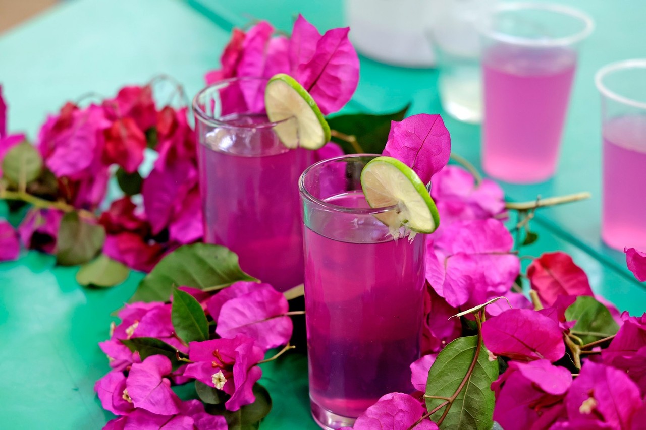 ¿Calor? Mexiquenses crean Limorada: bebida saludable con flor de bugambilia