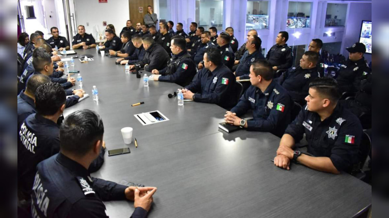 La Secretaría de Seguridad Pública, realizó una reunión para organizar el operativo de seguridad para Semana Santa. Foto: Facebook/ @SSP Durango.