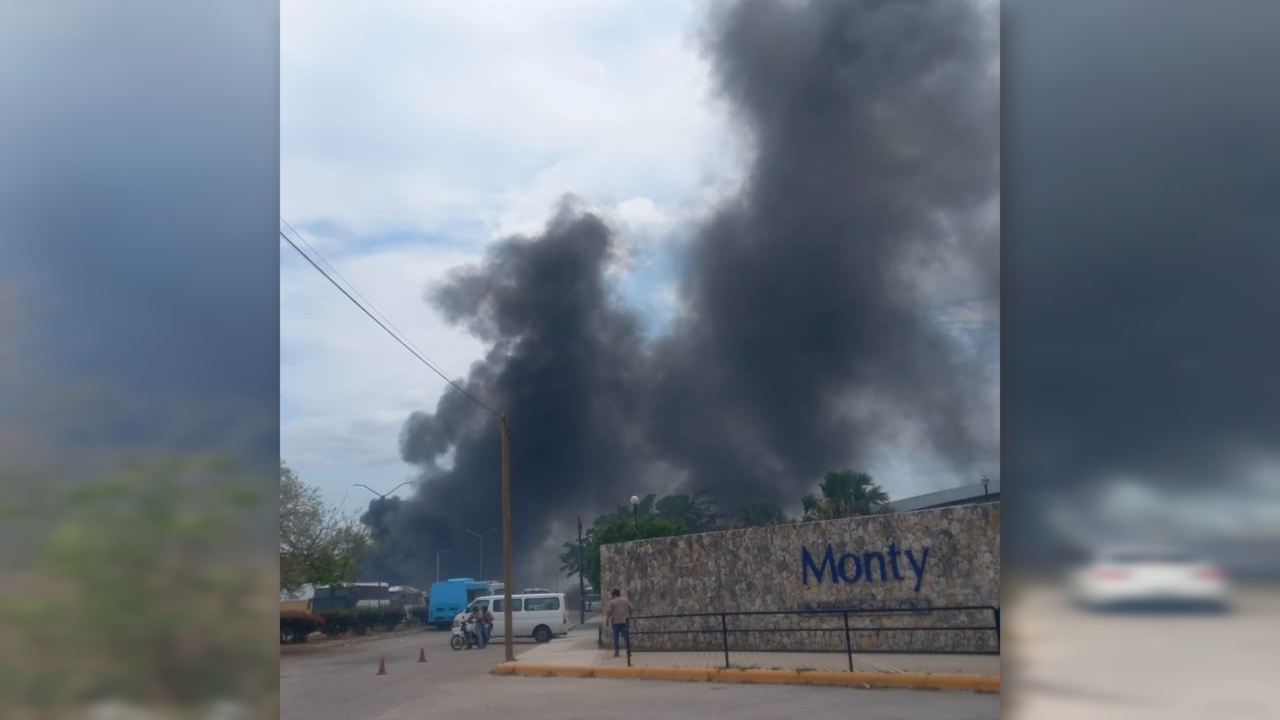 Arde Yucatán: Registran incendio en relleno sanitario de Motul