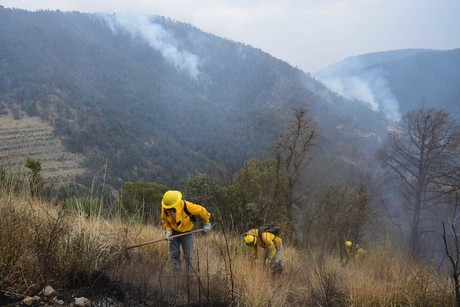 Avance del 75% en control del incendio en Parque Nacional Izta-Popo