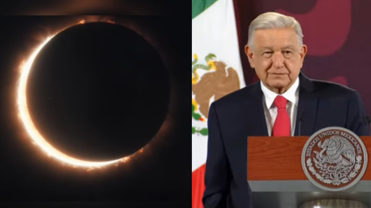 El Presidente de la republica mexicana Andrés Manuel López Obrador (AMLO), informó donde observará el gran eclipse solar.