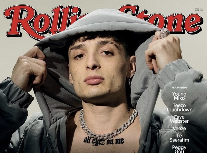 Peso Pluma es portada para Rolling Stone Foto: Especial
