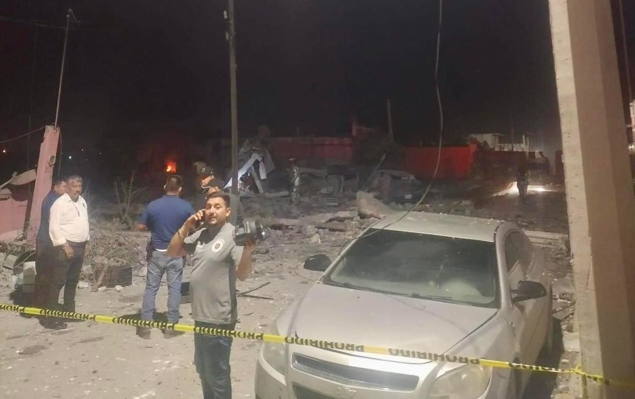 Explosión en Valle Hermoso, al menos una persona sin vida