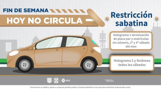 Hoy No Circula 3 de marzo: Evita las multas y checa si tu auto no circula.     Foto: @OVIALCDMX