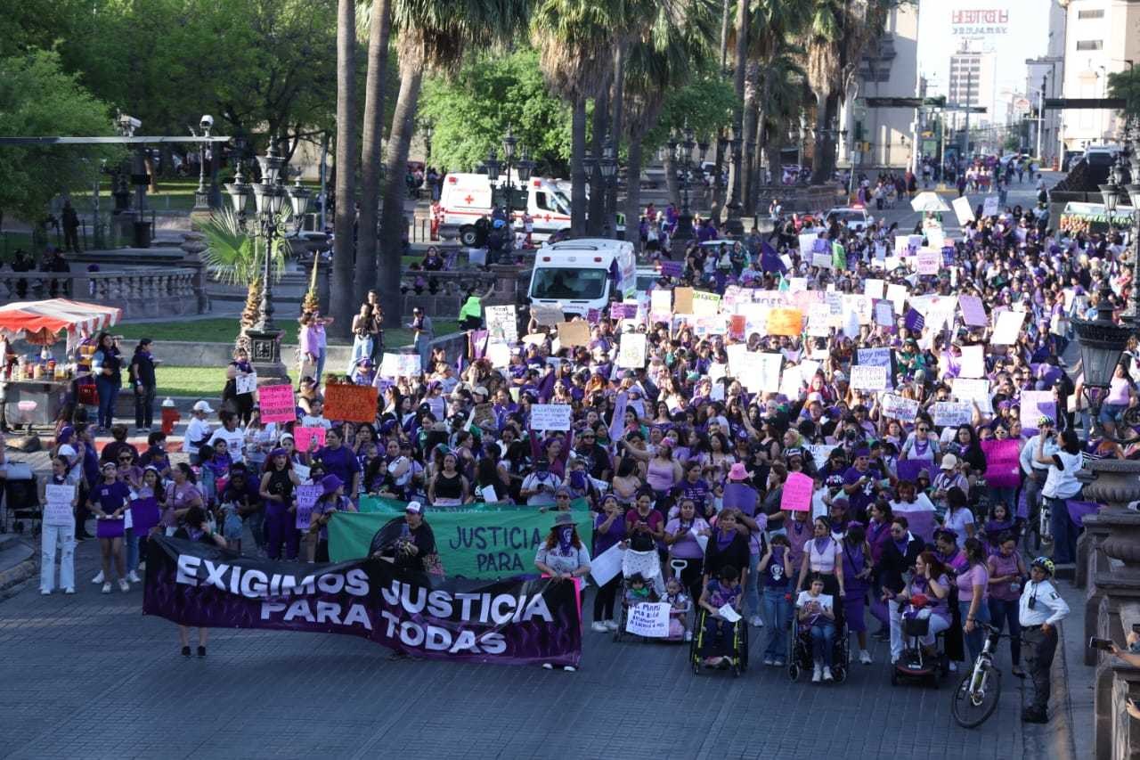Marcha #8M: Así se vivió en Monterrey (VIDEO)