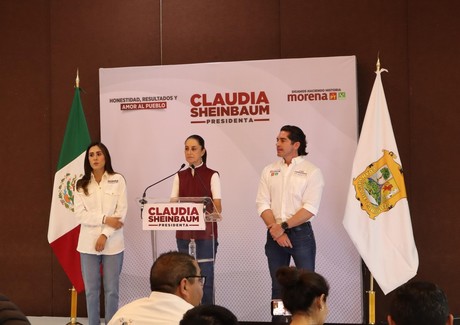 Se reúne Claudia Sheinbaum con simpatizantes en Coahuila