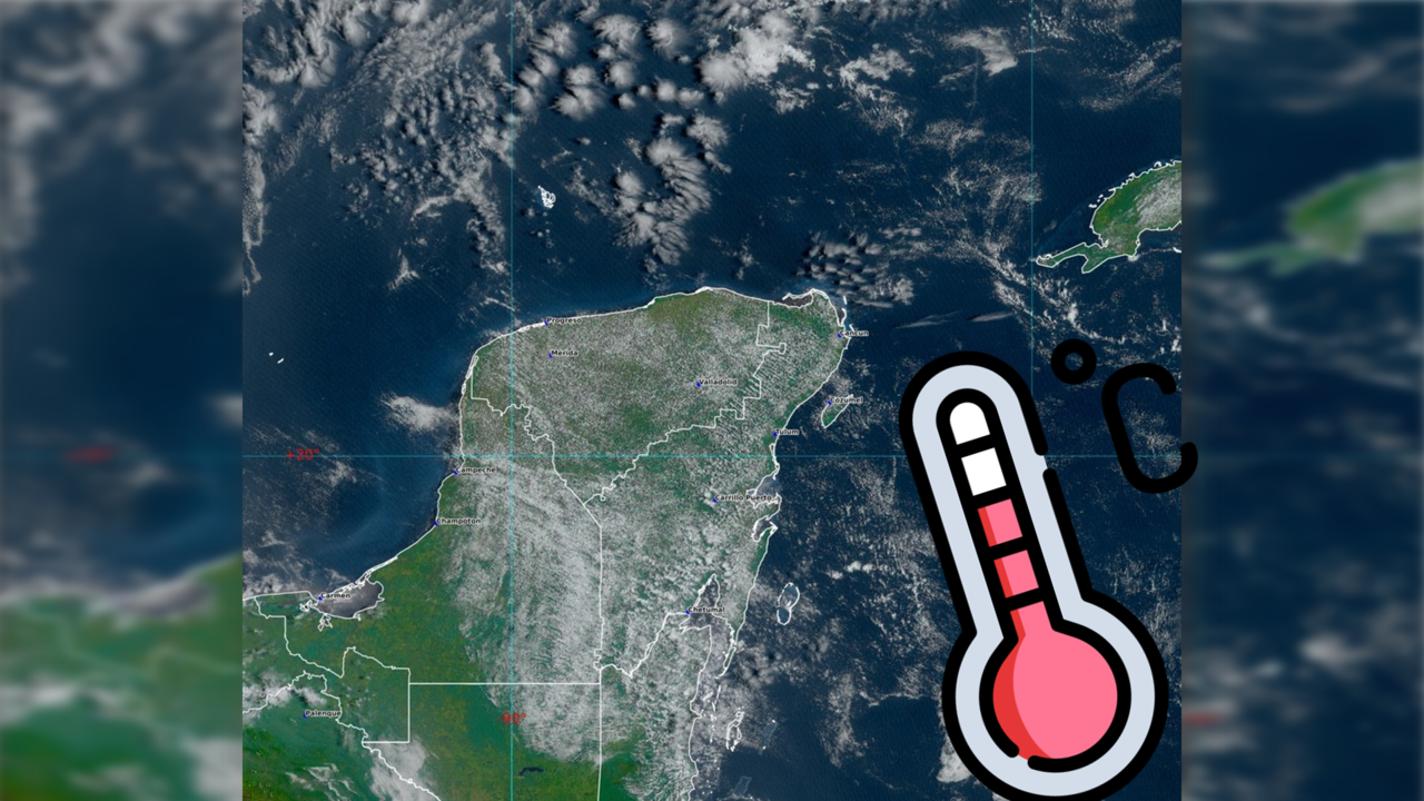 Prepárate para un fin de semana caluroso en Yucatán: Pronostica hasta 40 °C