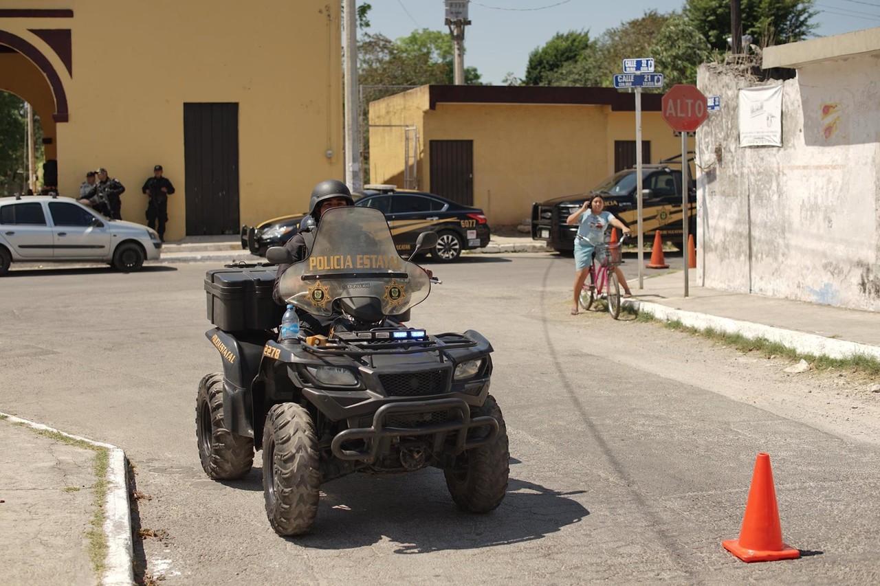 Policía Estatal de Yucatán. Foto: SSP