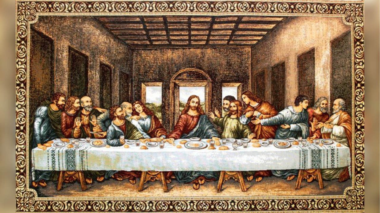 La Última Cena fue un momento cargado de simbolismo y significado. Jesús se reunió con sus discípulos en Jerusalén, compartiendo pan y vino, que simbolizaban su cuerpo y sangre / Foto: Pinterest