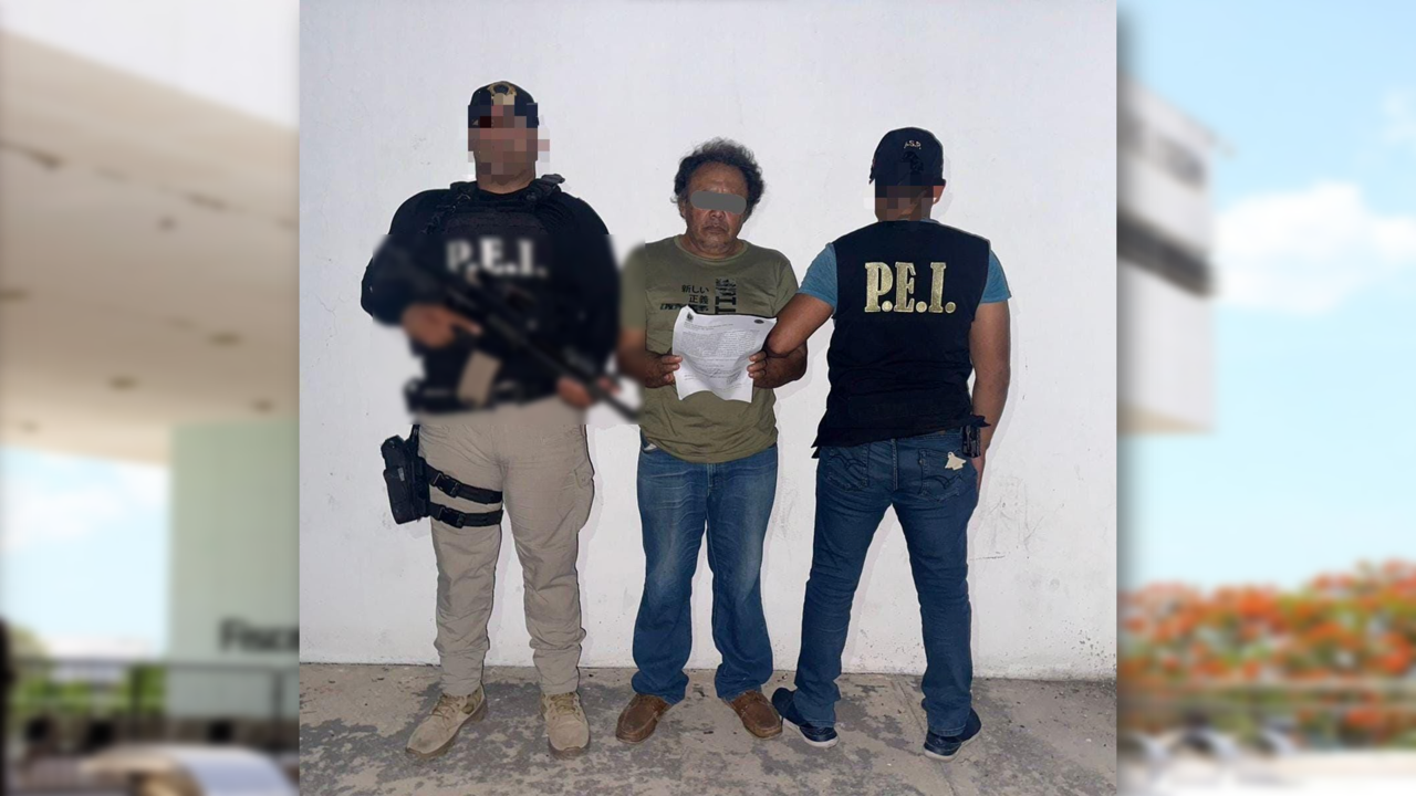 Agentes de SSP y FGE participaron ejecutaron la orden de arresto contra el señalado Foto: Cortesía