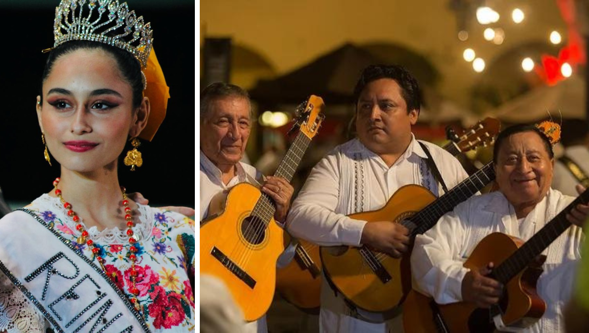 Trovadores yucatecos arrancan festejos de su día con la coronación de su reina