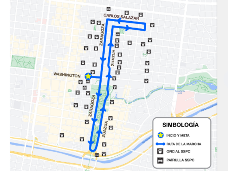Operativo vial por carrera 5 y 10K de la UDEM en Monterrey