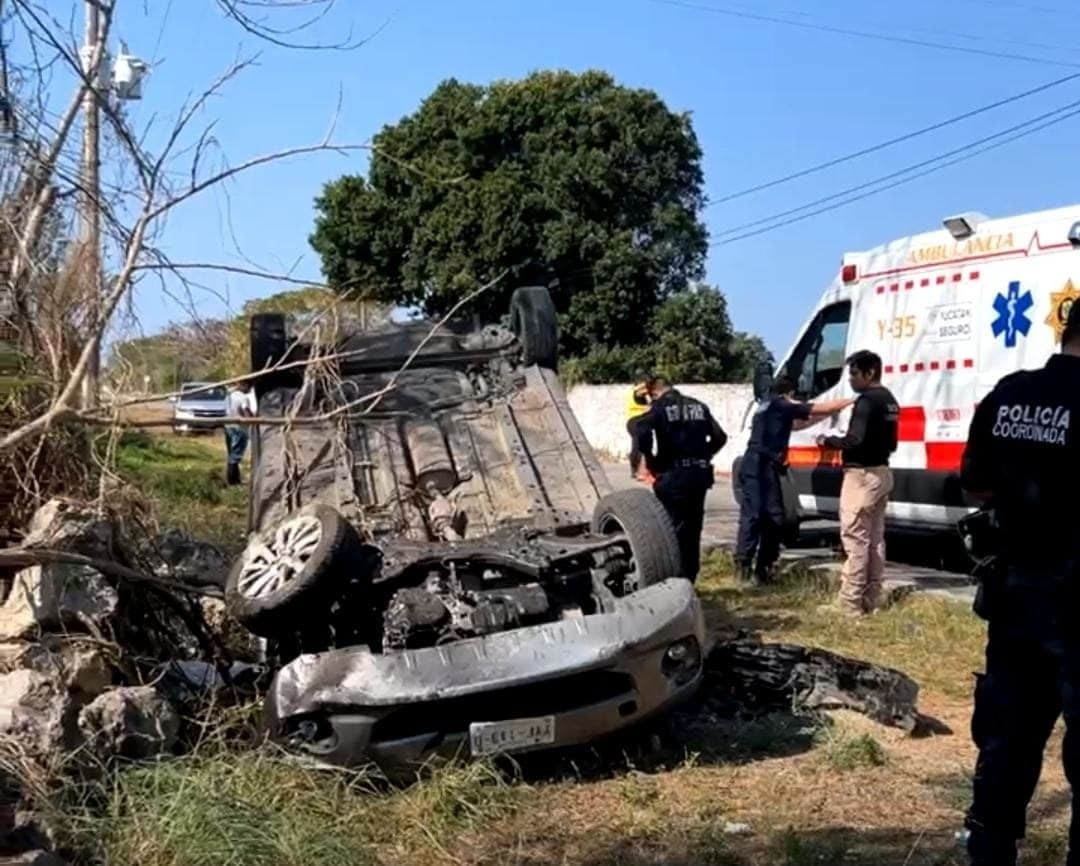 Una persona resultó con varias lesiones la mañana de este miércoles tras tener un accidente en la vía Hunucmá-Tetiz.- Foto de Visión