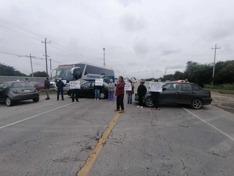 Alerta: circulación cerrada en Carretera Victoria-Monterrey por manifestación
