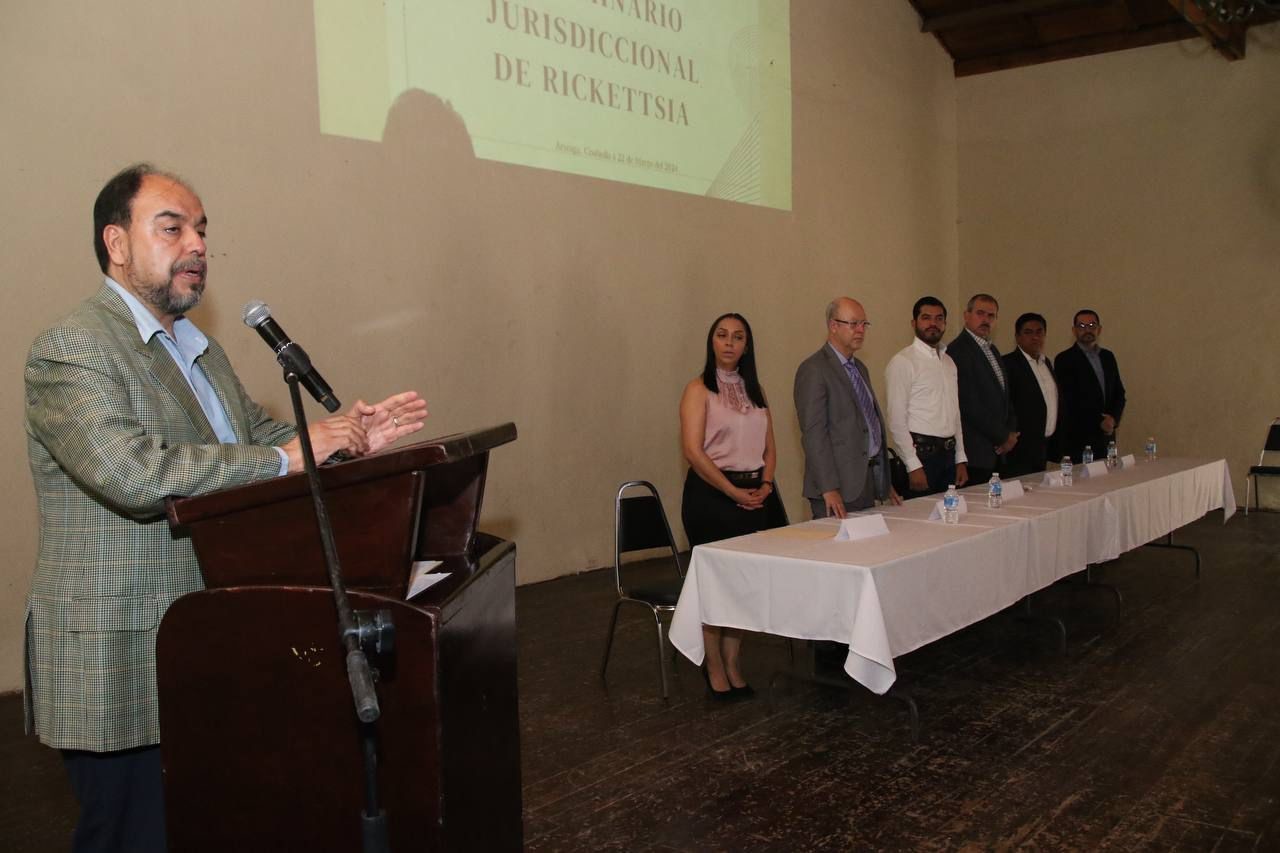 Realizan seminario jurisdiccional en Arteaga sobre la rickettsiosis