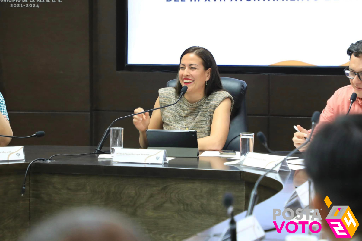 Solicita Milena Quiroga licencia para reelegirse como presidenta en La Paz