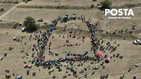 Más de 25 mil personas acuden al Viacrucis en Tecámac (VIDEO)
