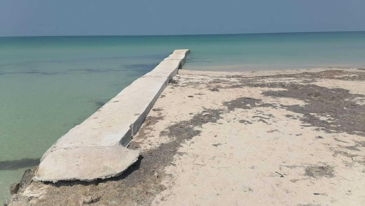 Las construcciones de este tipo causan la erosión de las playas Fotos: Redes Sociales