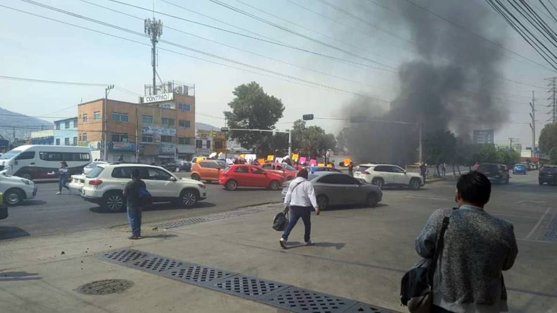 Ecatepec: Bloquean la Vía Morelos por menor desaparecida. Foto: Especial