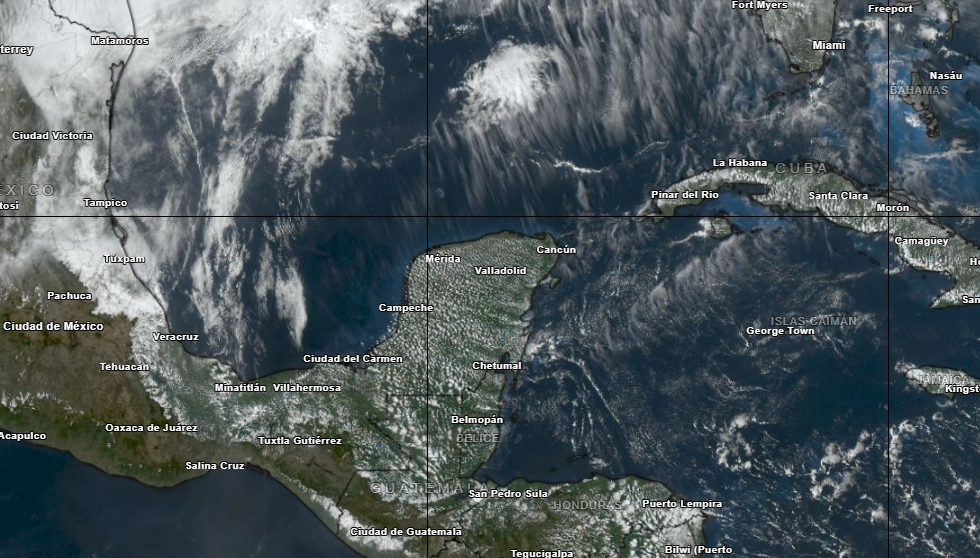 Meteorología Yucatán informó que para esta primera jornada de marzo se pronostican temperaturas cálidas con máximas de hasta 40 grados en el occidente del estado.- Foto de Meteorología Yucatán