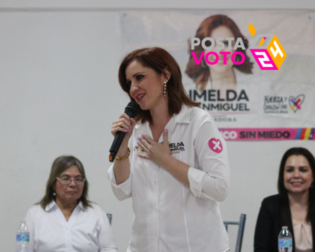 Se reúne Imelda Sanmiguel con simpatizantes en Díaz Ordaz