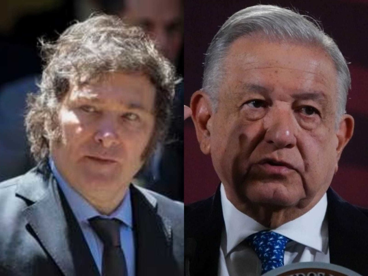 El presidente argentino dijo sentirse halagado que una persona como el mandatario mexicano hable mal de él. Foto: Especial.
