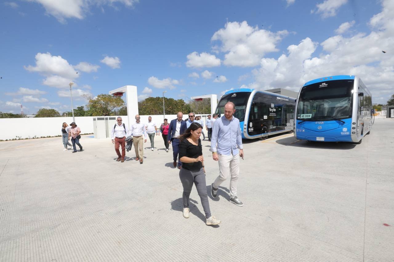 Empresarios europeos llegan a Yucatán para conocer el IE-TRAM