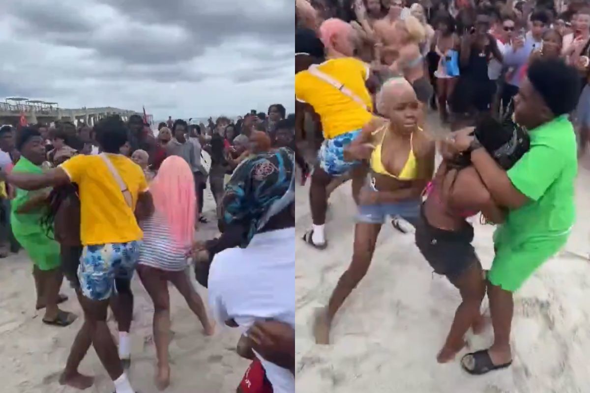 Spring Break protagonizan pelea en playa de Florida (VIDEO)
