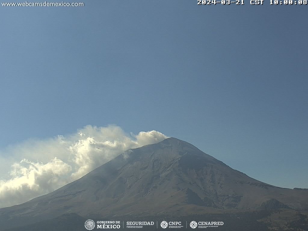 Alerta amarilla en el Popocatépetl: sin caída de ceniza en Edomex