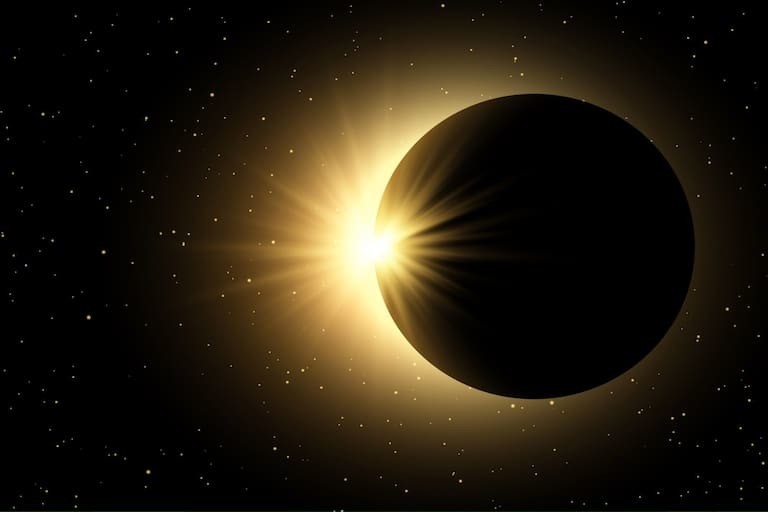 El eclipse se presentará el próximo 8 de abril. Foto: redes sociales