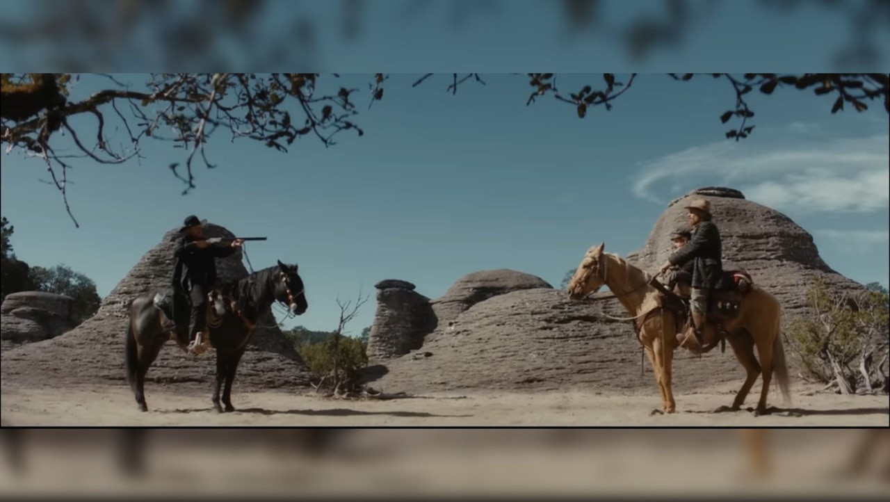Paisajes naturales que ofrece la sierra de Durango aparecen dentro de esta producción cinematográfica. Foto: Captura de pantalla.